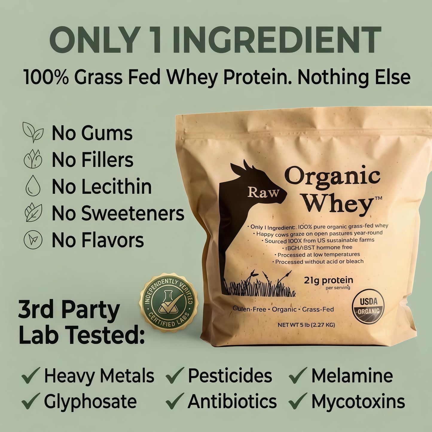 Raw Organic Whey